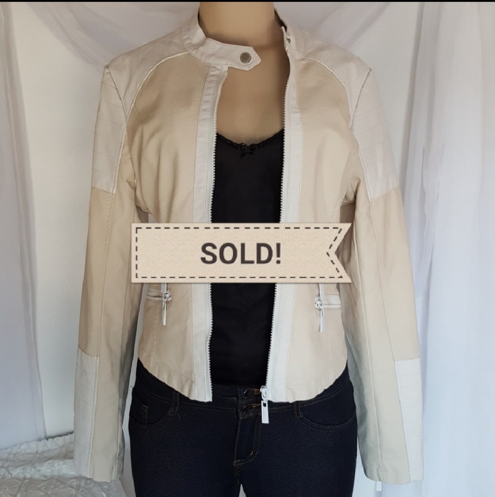 JUJU FAUX LEATHER JACKET